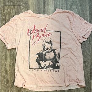 Lucky Brand Light Pink Bowie T-Shirt